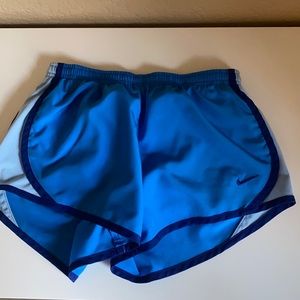 blue nike shorts!
